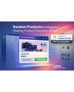 Magento 2, Random Product display popup for your magento store. 
